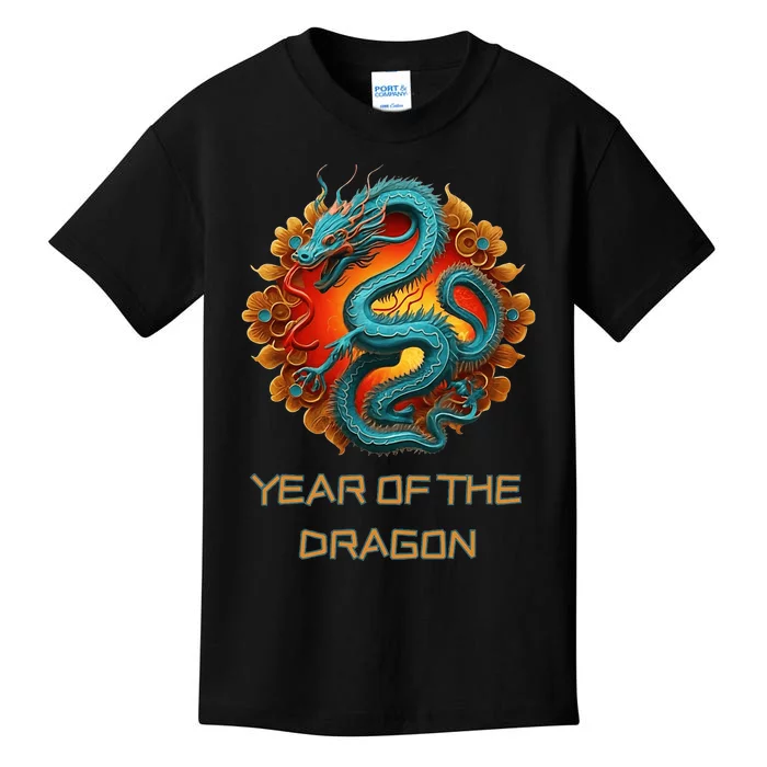 Chinese Year Of The Dragon 2024 Lunar New Year Kids T-Shirt