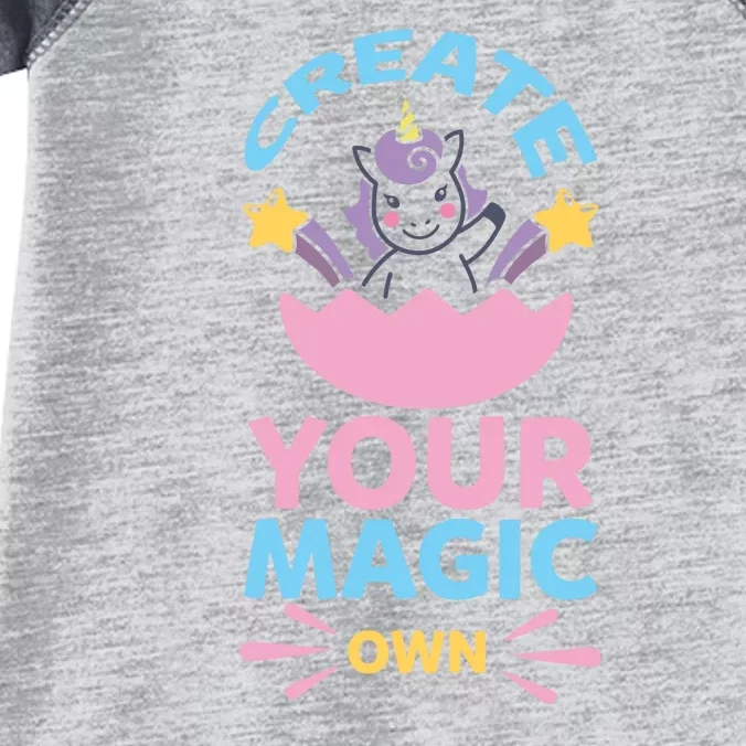 CREATE YOUR OWN MAGIC Infant Baby Jersey Bodysuit