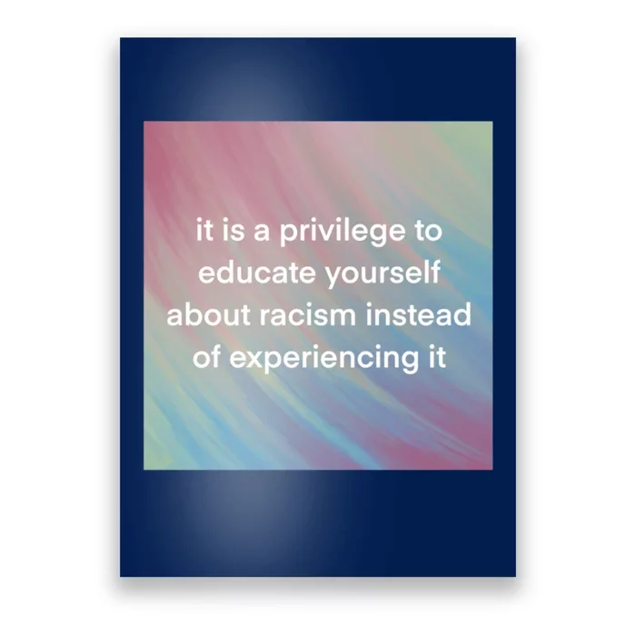 Check Your Privilege Poster