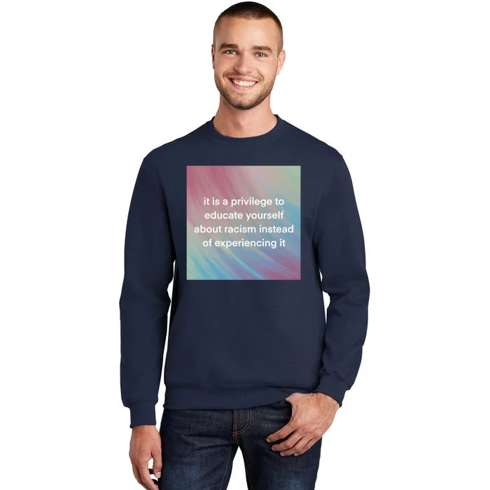 Check Your Privilege Tall Sweatshirt