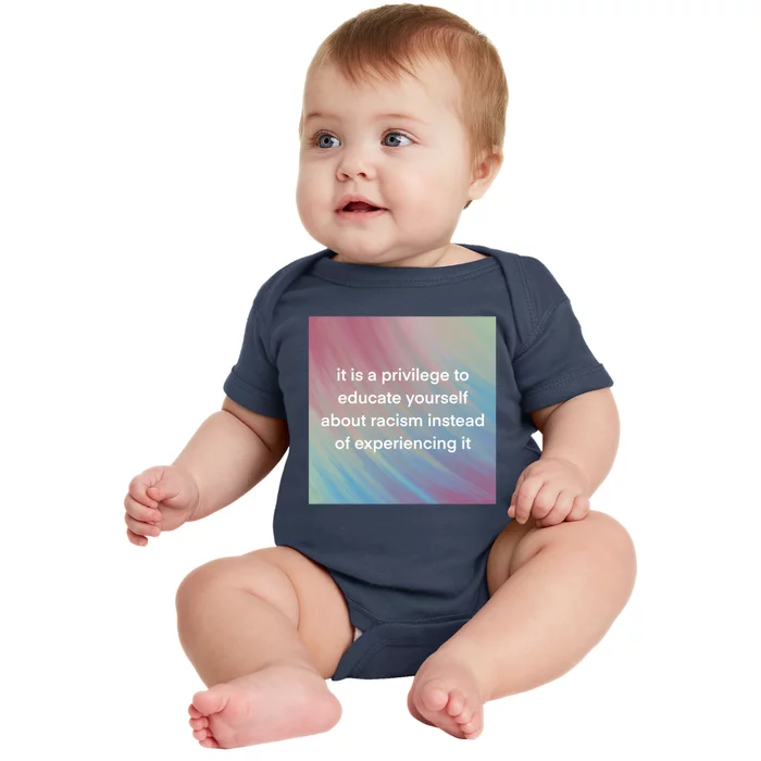 Check Your Privilege Baby Bodysuit