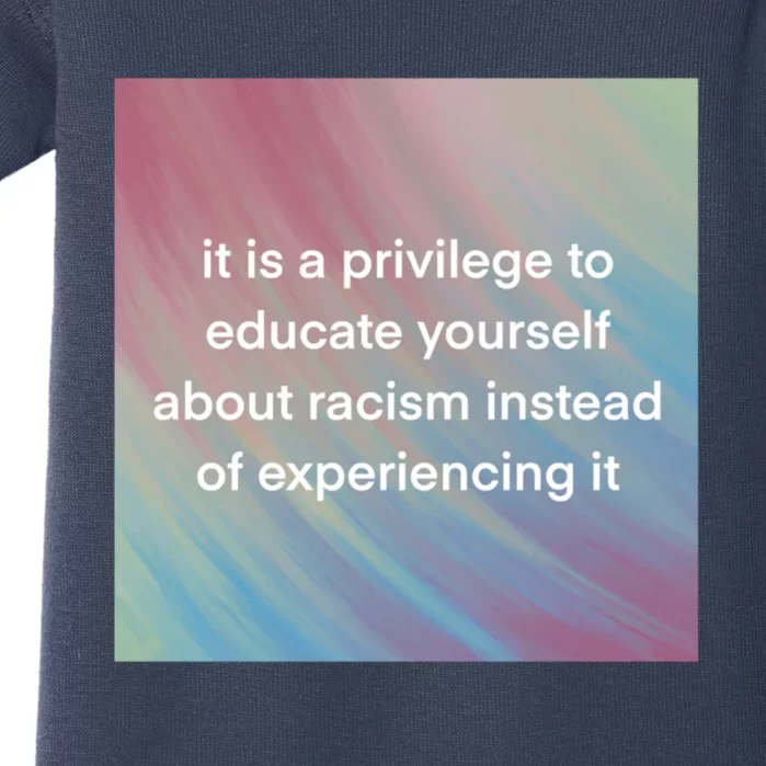 Check Your Privilege Baby Bodysuit