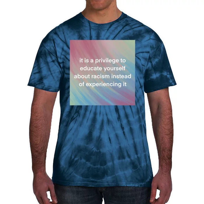 Check Your Privilege Tie-Dye T-Shirt