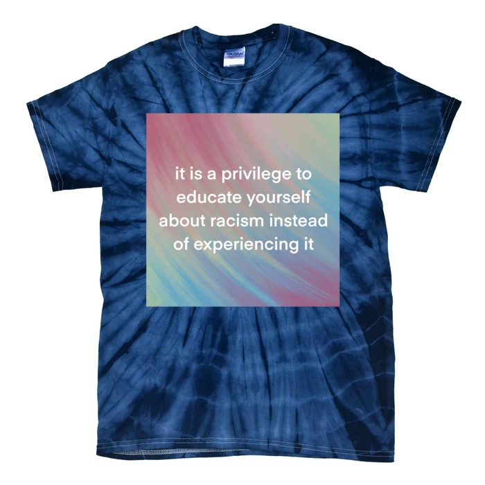 Check Your Privilege Tie-Dye T-Shirt