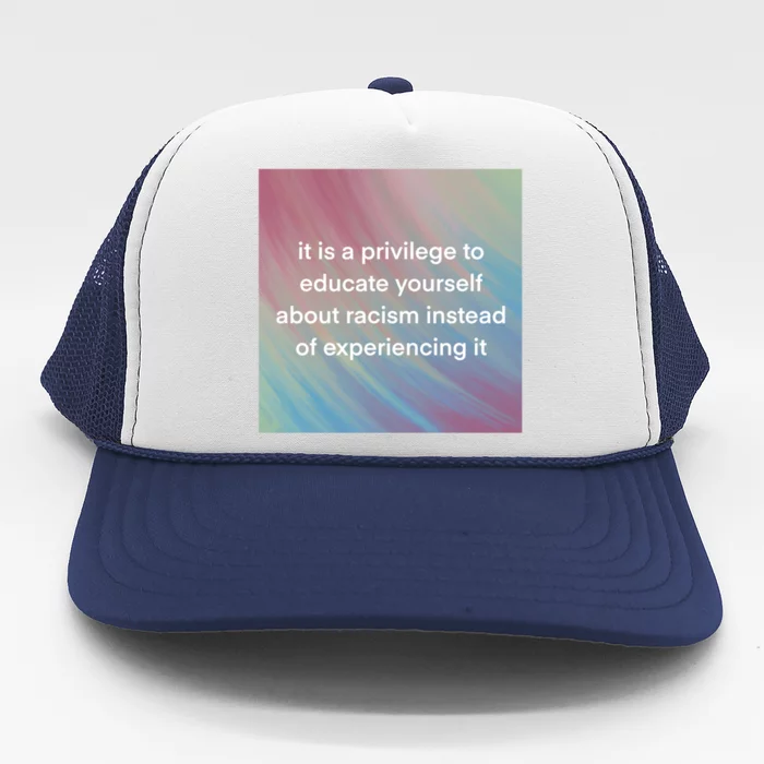 Check Your Privilege Trucker Hat