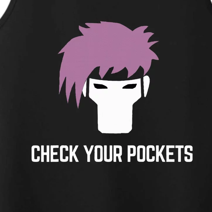 Check Your Pockets Gambit Performance Tank