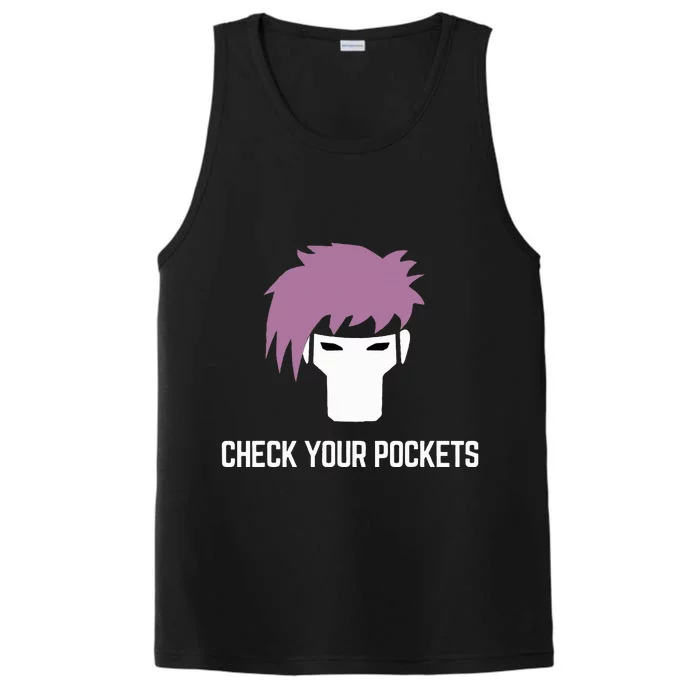 Check Your Pockets Gambit Performance Tank