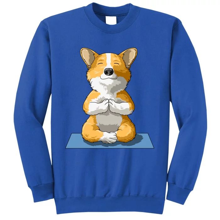 Corgi Yoga Pose Dog Pembroke Welsh Corgi Lovers Owners Gift Sweatshirt