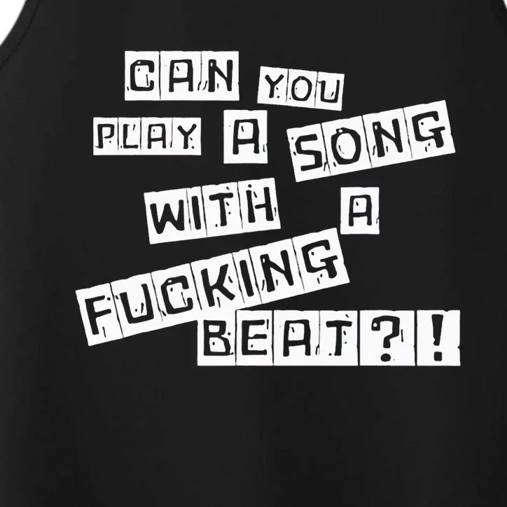 Can You Play A Song With A Fcking Beat Pink Pony Club Performance Tank