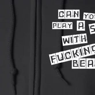 Can You Play A Song With A Fcking Beat Pink Pony Club Full Zip Hoodie