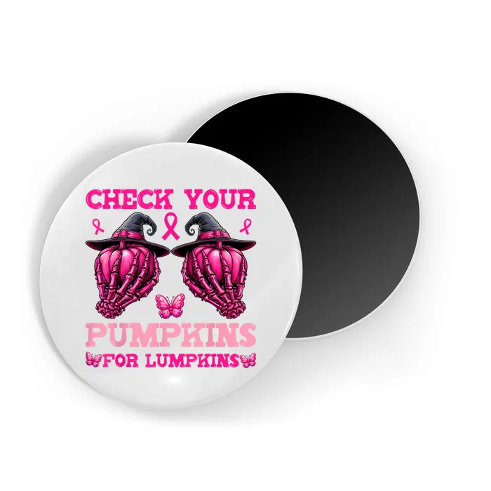 Check Your Pumpkins Breast Cancer For Lumpkins Magnet