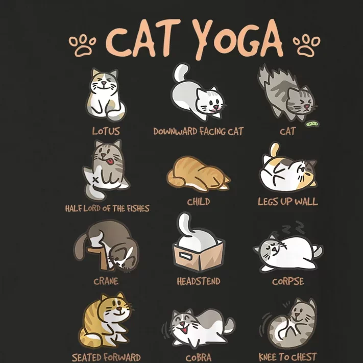 Cat Yoga Poses Cats Practicing Mindfulness Meditation Kitten Toddler Long Sleeve Shirt