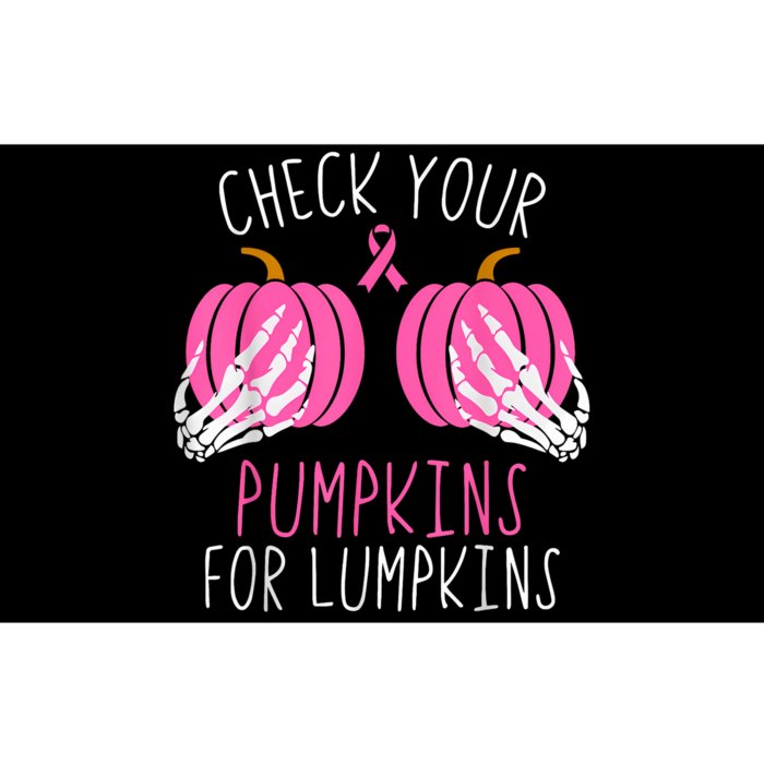 Check Your Pumpkins Breast Cancer Awareness Bumper Sticker