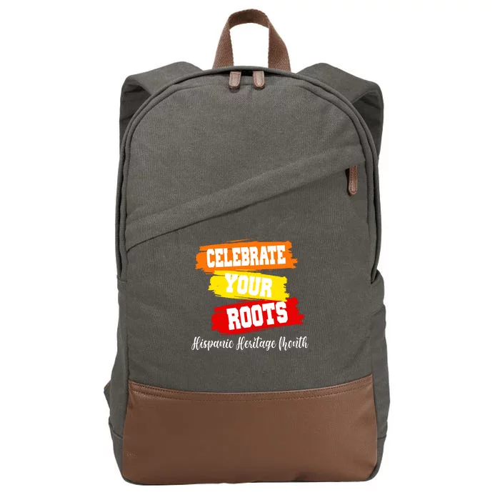 Celebrate Your Roots Hispanic Heritage Month Cotton Canvas Backpack