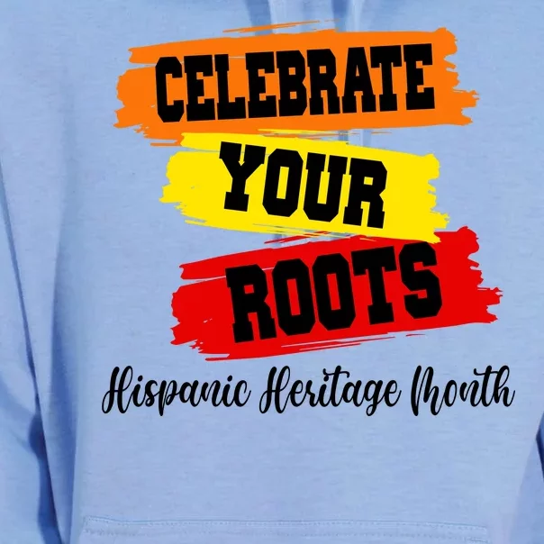 Celebrate Your Roots Hispanic Heritage Month Unisex Surf Hoodie