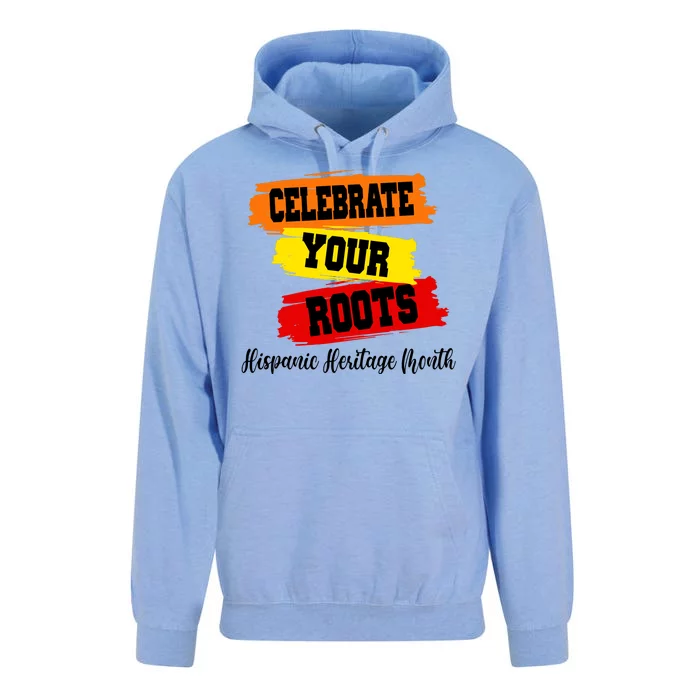 Celebrate Your Roots Hispanic Heritage Month Unisex Surf Hoodie