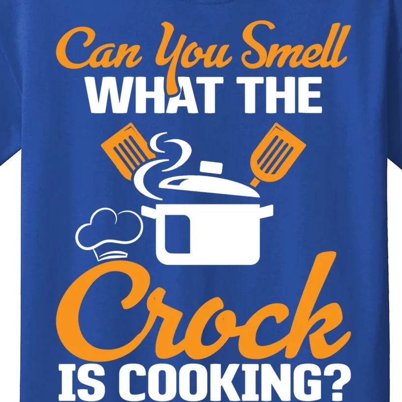 Can You Smell What The Crock Is Cooking Gift Kids T-Shirt