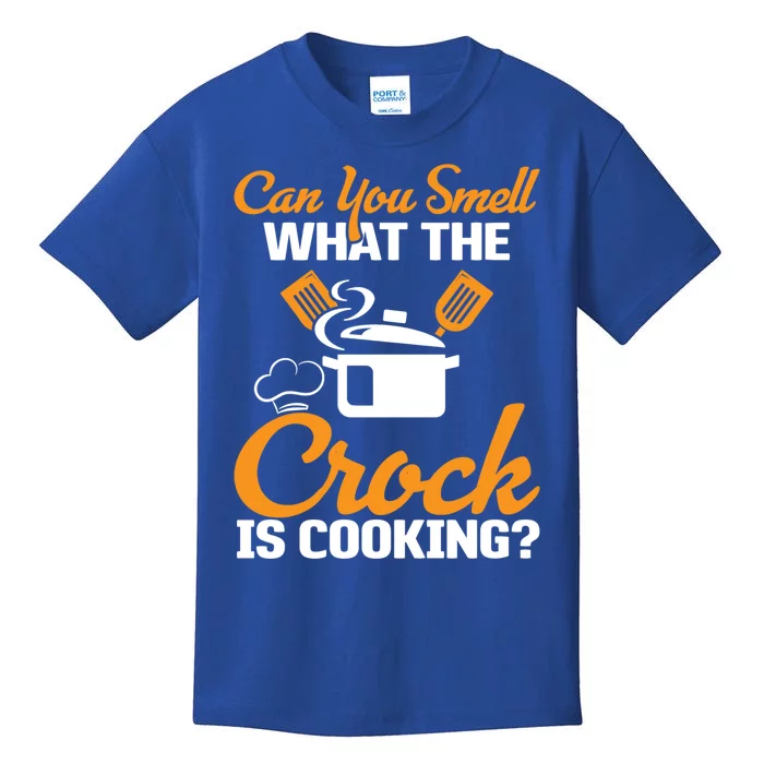 Can You Smell What The Crock Is Cooking Gift Kids T-Shirt