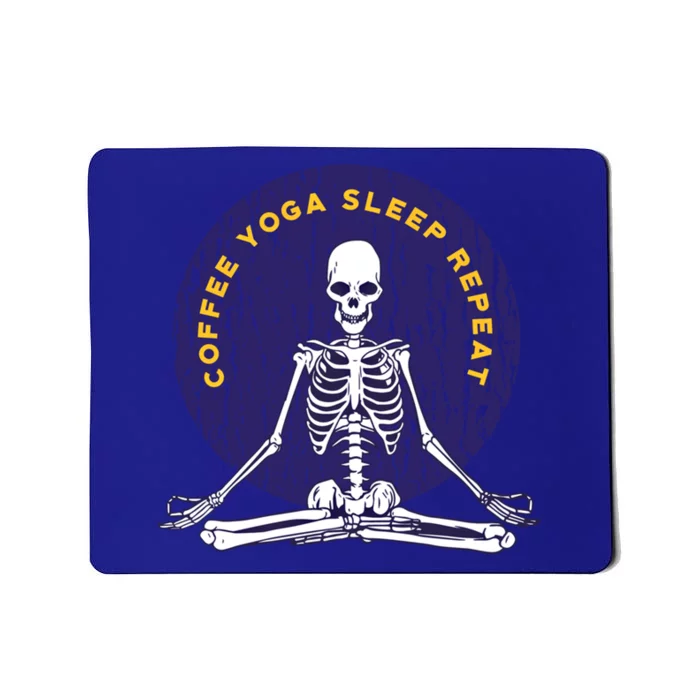 Coffee Yoga Sleep Repeat Gift Mousepad