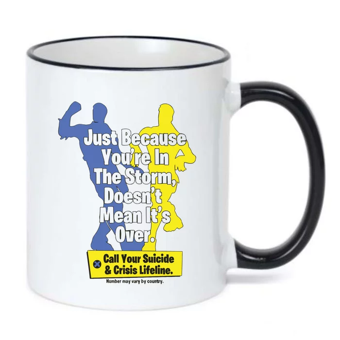 Call Your Suicide Crisis Lifeline Black Color Changing Mug