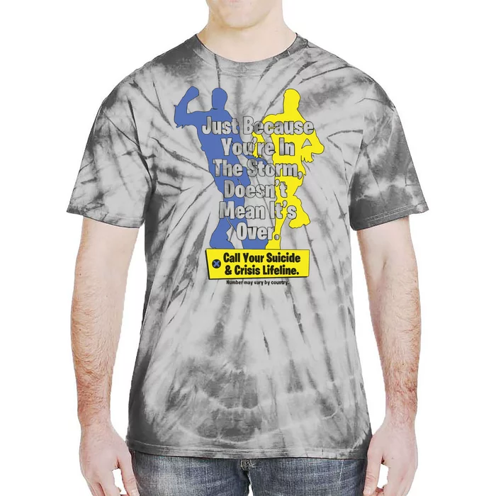 Call Your Suicide Crisis Lifeline Tie-Dye T-Shirt