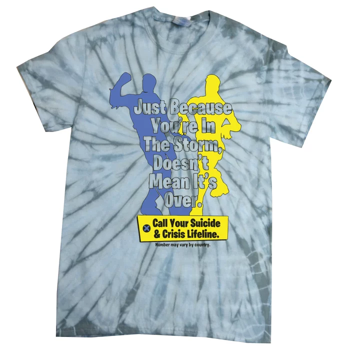 Call Your Suicide Crisis Lifeline Tie-Dye T-Shirt