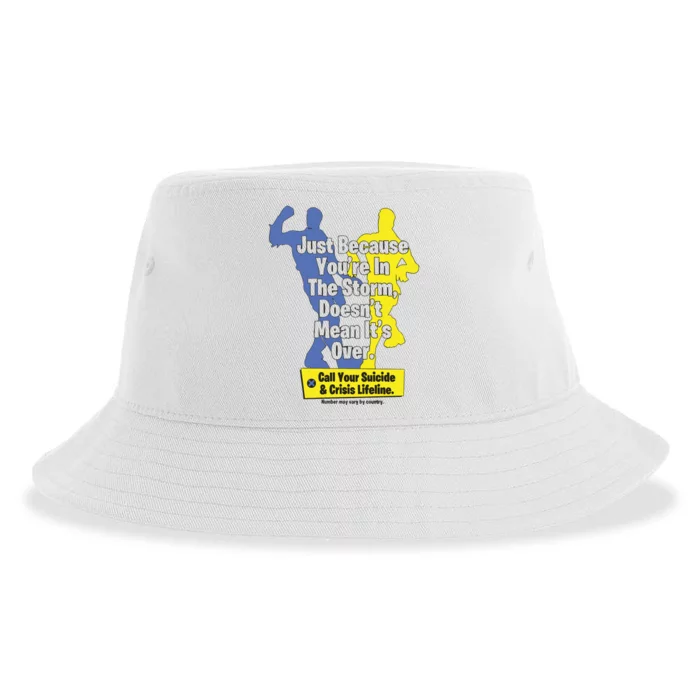 Call Your Suicide Crisis Lifeline Sustainable Bucket Hat