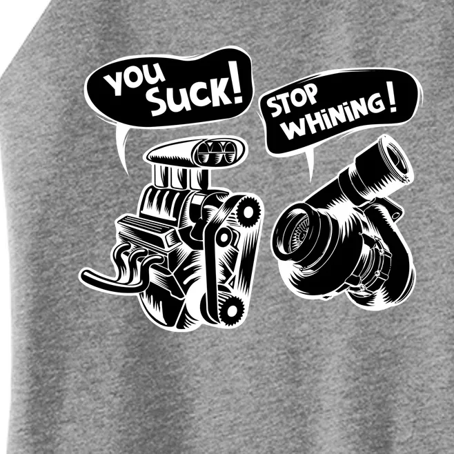 Cute You Suck! Stop Whining! Mechanical Engineering Gift Women’s Perfect Tri Rocker Tank