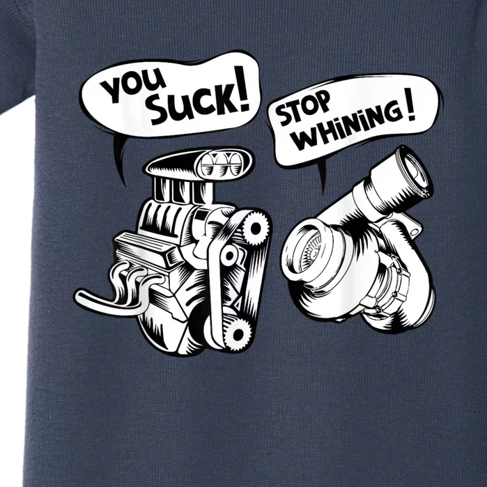 Cute You Suck! Stop Whining! Mechanical Engineering Baby Bodysuit