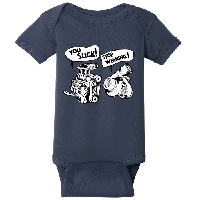 Cute You Suck! Stop Whining! Mechanical Engineering Baby Bodysuit