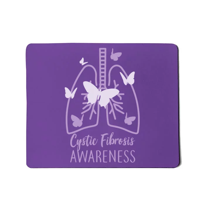 Cystic Fibrosis Awareness Butterflies Mousepad