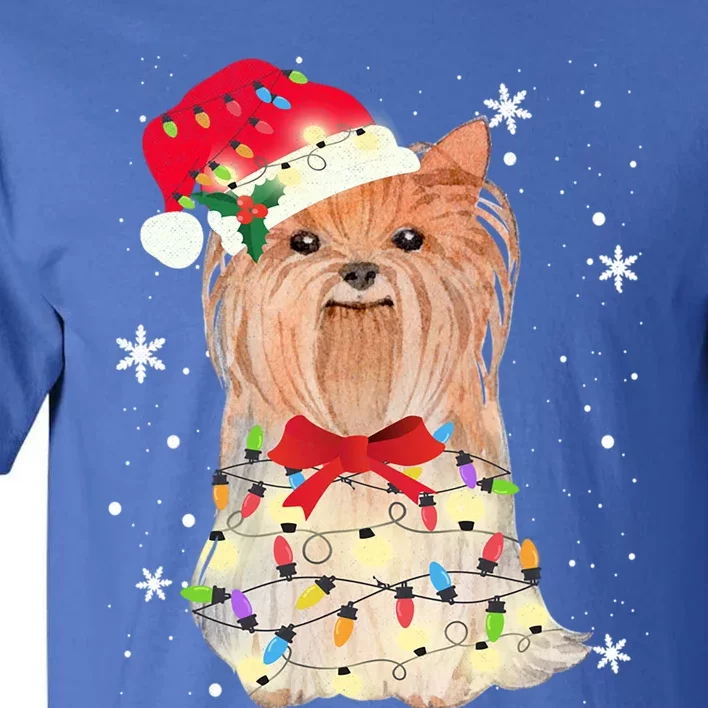 Christmas Yorkshire Terrier Gift Tall T-Shirt