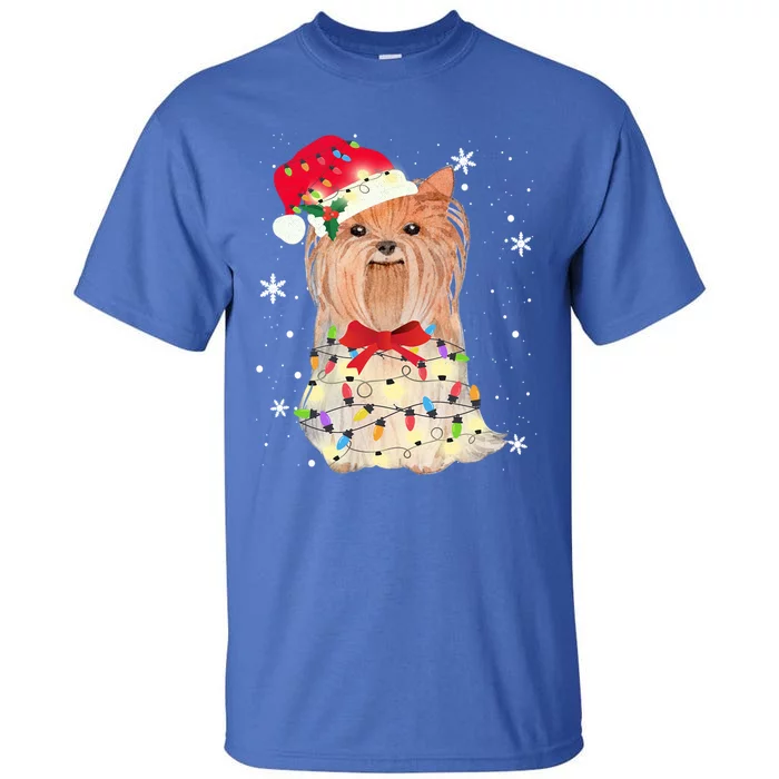 Christmas Yorkshire Terrier Gift Tall T-Shirt