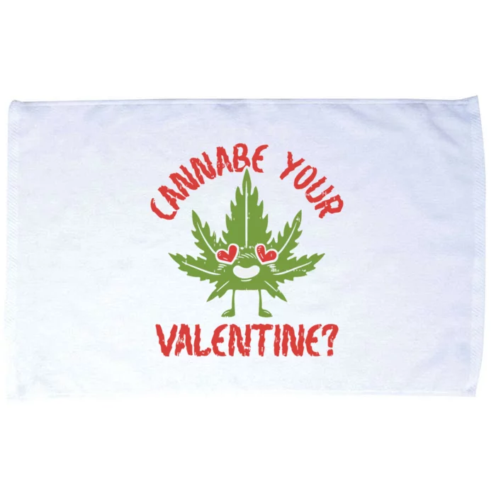 Cannabe Your Valentine 420 Cannabis Marijuana Weed Stoner Microfiber Hand Towel