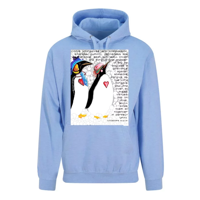 Clothe Yourselves With Compassion Unisex Surf Hoodie