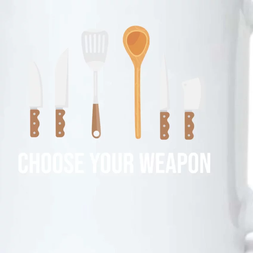 Choose Your Weapon Chef Cook Cooking Gift Black Color Changing Mug