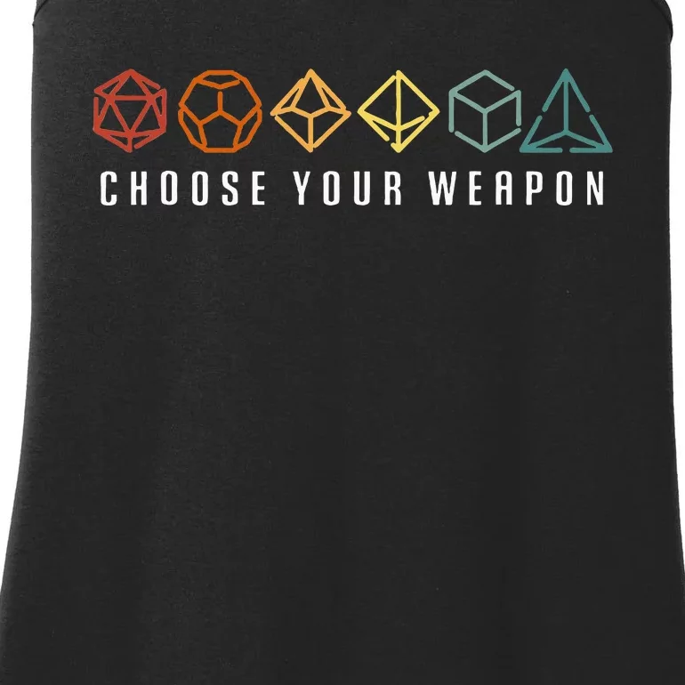 Choose Your Weapon In The Board Game Ladies Essential Tank