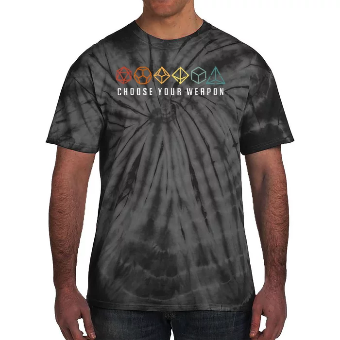 Choose Your Weapon In The Board Game Tie-Dye T-Shirt