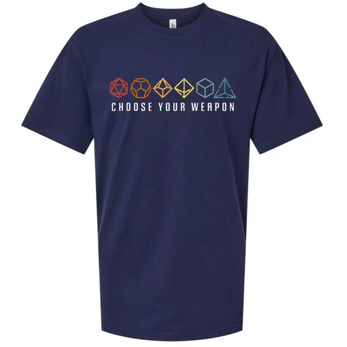 Choose Your Weapon In The Board Game Sueded Cloud Jersey T-Shirt