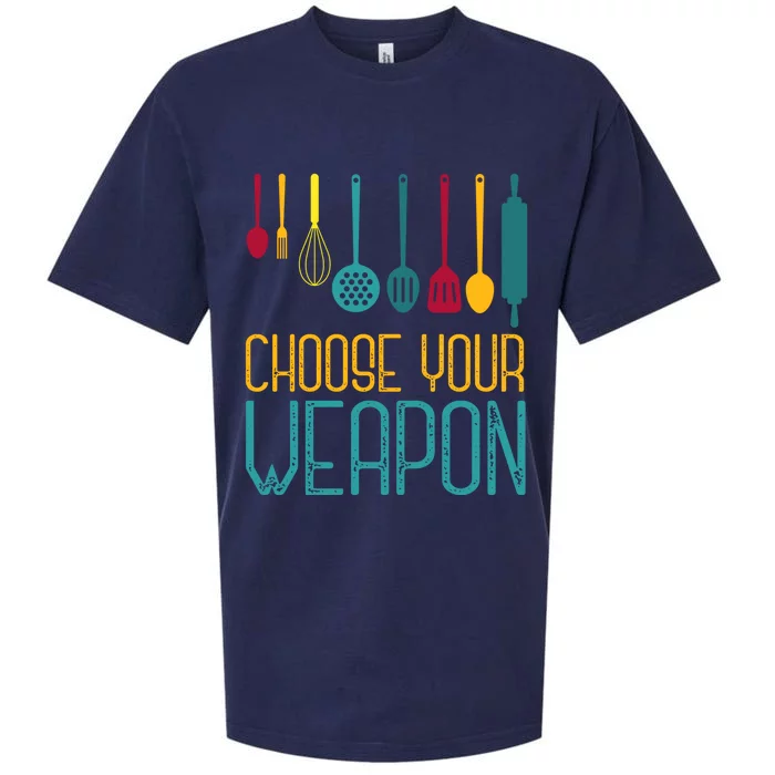 Choose Your Weapon Cook Gift Sueded Cloud Jersey T-Shirt