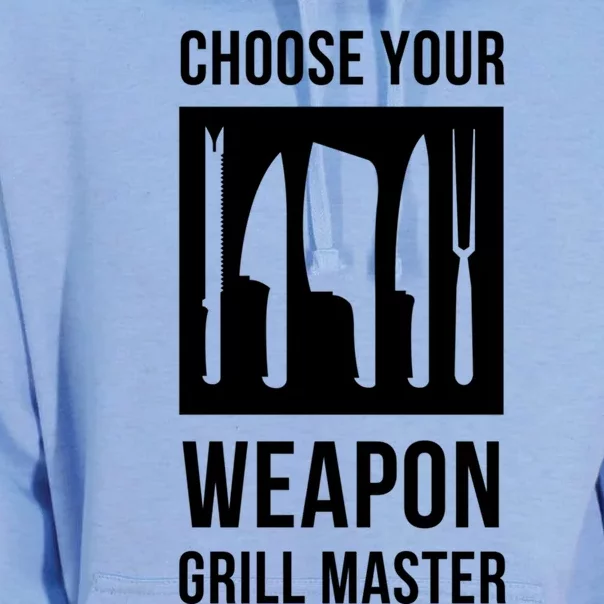 Choose Your Weapon Grill Master Cooking And Grill Meaningful Gift Unisex Surf Hoodie