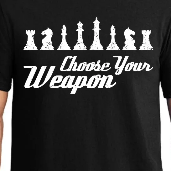 Choose Your Weapon Chess Pajama Set