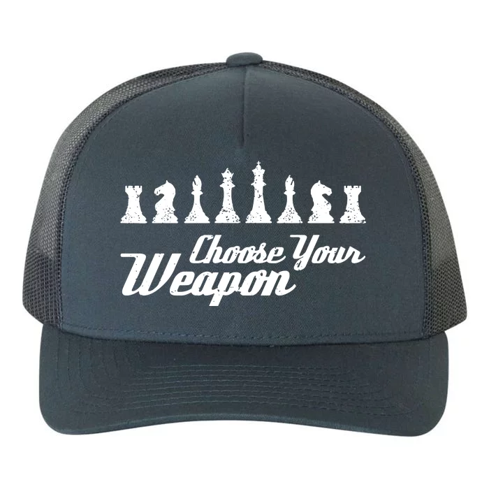 Choose Your Weapon Chess Yupoong Adult 5-Panel Trucker Hat