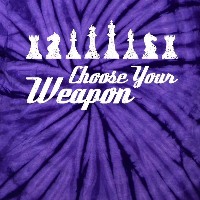 Choose Your Weapon Chess Tie-Dye T-Shirt