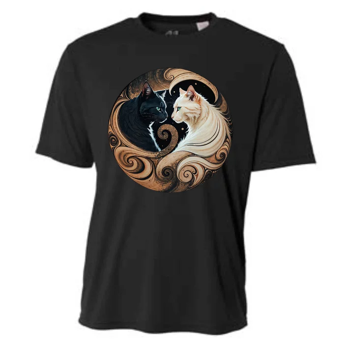 Cats Yin Yang Cooling Performance Crew T-Shirt