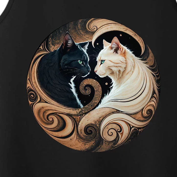 Cats Yin Yang Performance Tank