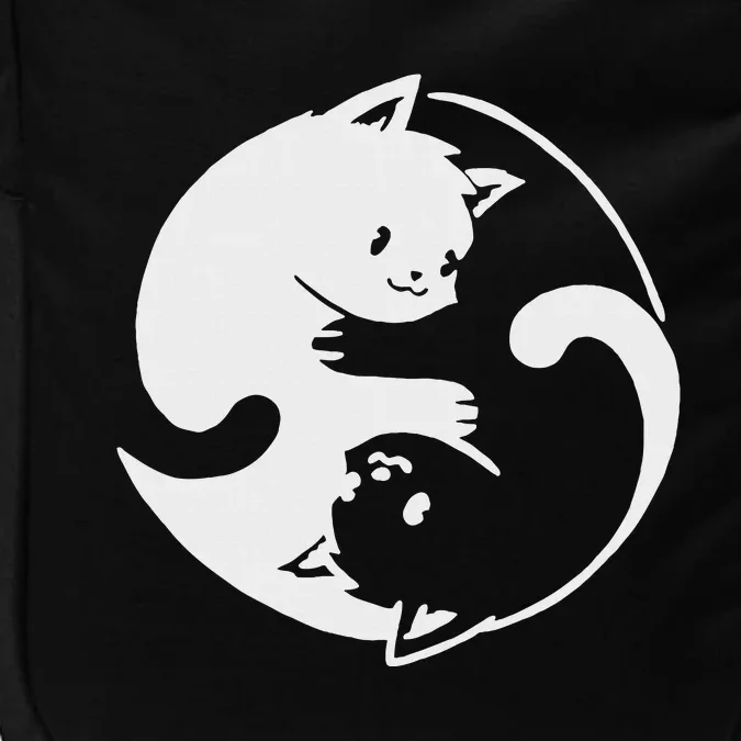 Chinese Yin Yang Cat Symbol funny animal Impact Tech Backpack