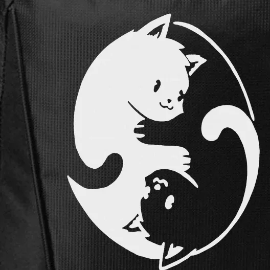 Chinese Yin Yang Cat Symbol City Backpack