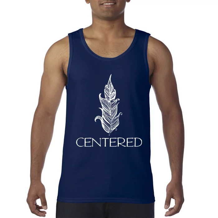 Centered Yoga Zen Meditation Namaste Tank Top