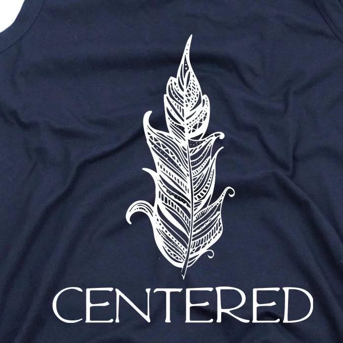 Centered Yoga Zen Meditation Namaste Tank Top